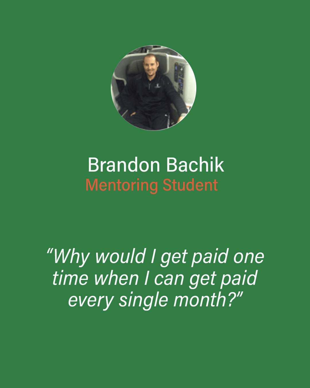 Brandon Bachik Testimonial